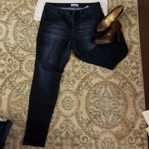 Stretchy Skinny Blue Jeans